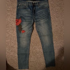 Express Embroidered Jeans